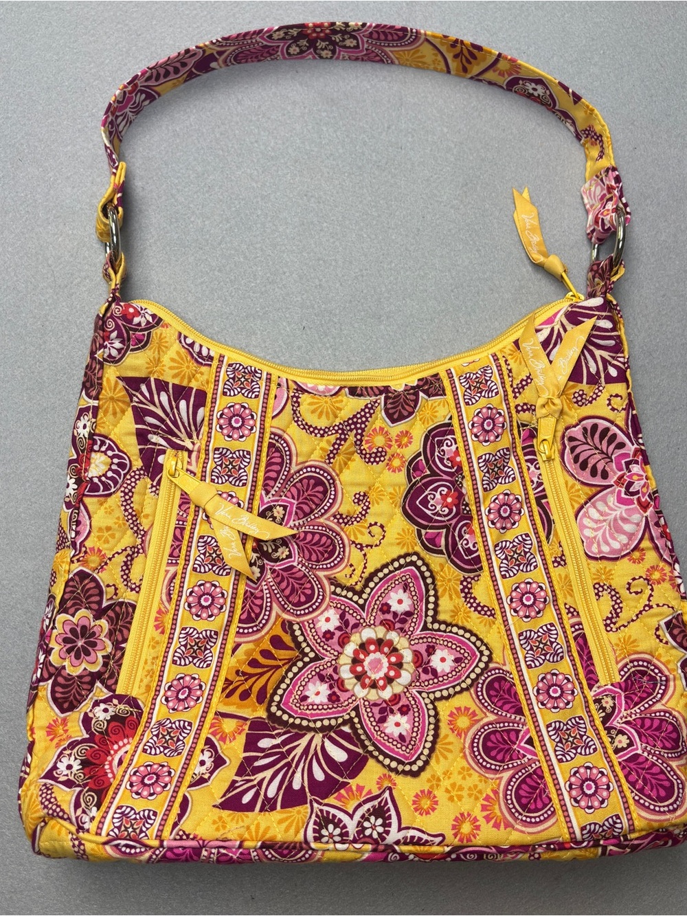 Vera Bradley Bali Gold Handbag, Retired Pattern (2009)